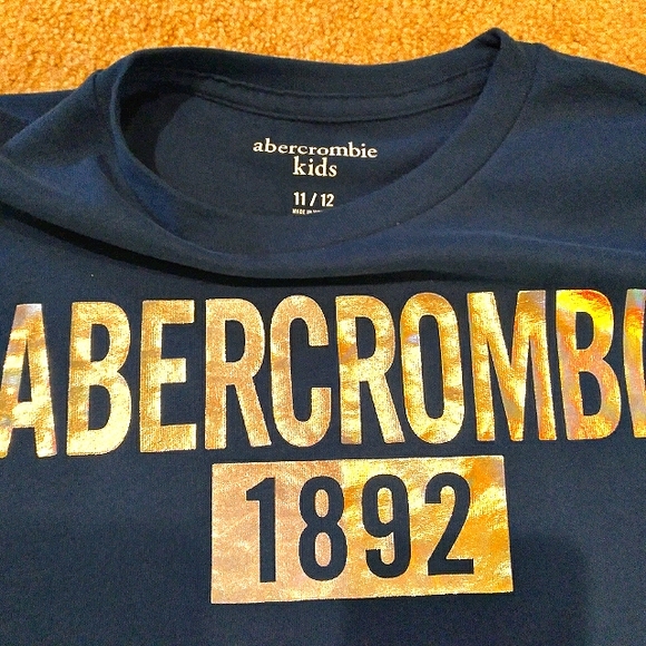Abercrombie Kids Hologram Logo Long Sleeve Tee - Picture 3 of 3